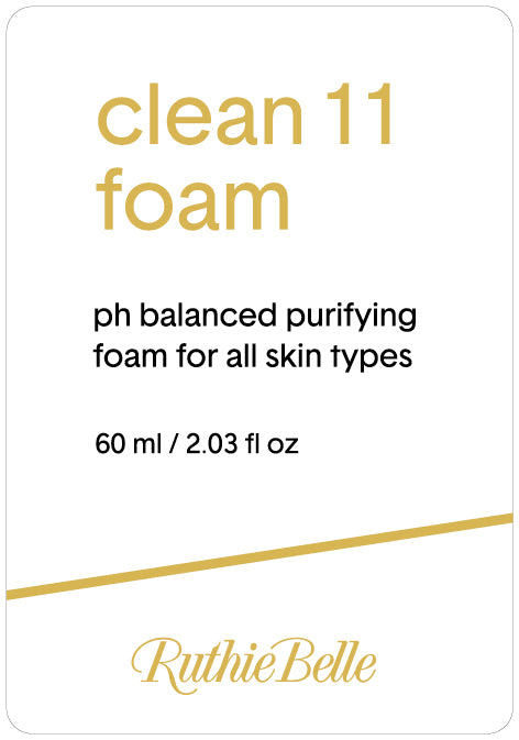 Clean 11 front stickers white 15pc