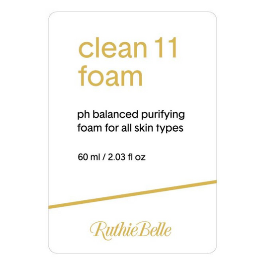 Clean 11 front stickers white 15pc